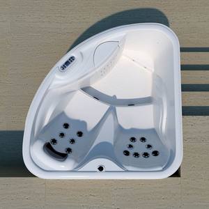 Jacuzzi pour 2 personnes, spa <span class=keywords><strong>portable</strong></span>, bain à remous extérieur en acrylique - Product Image 3