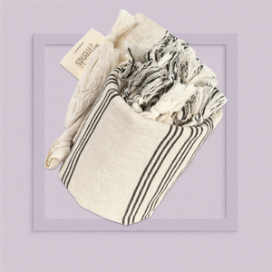 Toallas de playa Peshtemal turcas ecológicas de primera calidad al mejor precio, de secado rápido, a rayas suaves, sin arena, algodón absorbente, borlas Natura - Product Image 1