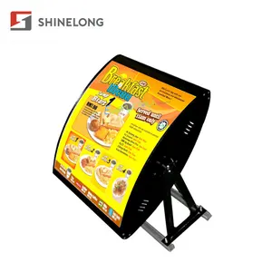 Guangzhou Best Selling 2 / 3 Sides Hanging fast-food-menü bord