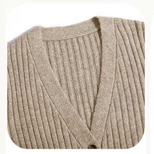 <span class=keywords><strong>Pull</strong></span> <span class=keywords><strong>Femme</strong></span> KLH 2026, col en V, boutonné, tricot épais, cardigan long, robe <span class=keywords><strong>pull</strong></span>, sueter de mujer - Product Image 4