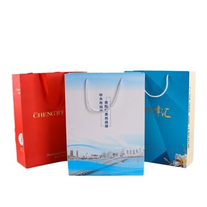 Bolsas de Regalo de Papel Personalizadas Wei Xuan con Impresión de Logotipo para Promociones Corporativas - Product Image 1