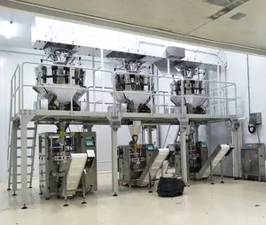 Peseuse automatique machines d'emballage multifonctions pour frites surgelées frites riz sucre grain poids