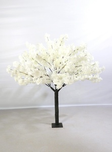 Grand arbre artificiel de <span class=keywords><strong>cerisier</strong></span> rouge géant pour intérieur, avec centre de table rouge, pot personnalisé, branches et buissons en plastique - Product Image 5