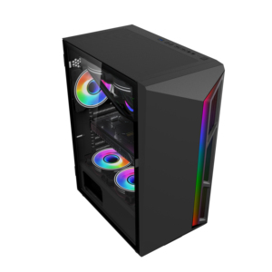 Bộ Làm Mát Atx Chất Lượng Cao Oem Vỏ Máy Tính Kính Cài Đặt Hoàn Toàn Cho Máy Tính Cpu Chơi Game LED Bằng Nhựa Master - Product Image 3