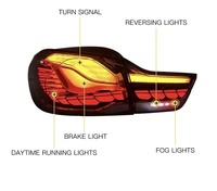 Kit de mise à niveau des feux arrière à LED pour BMW Série 4 F32 (2013-2020) - Nouveaux accessoires de voiture style écailles de dragon