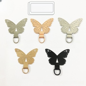 Patch de fixation pour téléphone en métal papillon, sangle de téléphone en acier inoxydable, remplacement antivol pour coque de téléphone complète - Product Image 2