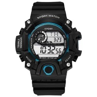 Jam Tangan Elektronik Dial Besar Outdoor Terbaru 2026, Jam Tangan Pria Multifungsi, Jam Tangan Digital LED Bercahaya Keren