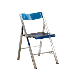 Sedia Pieghevole per Casa e Ufficio, Design di Lusso in Acrilico Trasparente, Arredamento Multifunzionale - Product Image 5