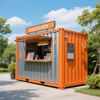 2025 Chine 20ft 40ft conteneur d'expédition Bar Restaurant conteneur Restaurant avec cuisine