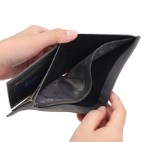 Dompet Pria Baellerry Multi Kantong Kasual Model Pendek Terbuka Kecil Tempat Kartu