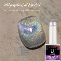 Vernis gel holographique oeil de chat magnétique paillettes 9d aimant acrylique vernis à ongles nuancier