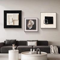 Decoración de Habitaciones en 3D, Tríptico Moderno y Elegante, Superficie Impermeable, Impresión Translúcida de Alta Definición, Pintura de Porcelana de Cristal