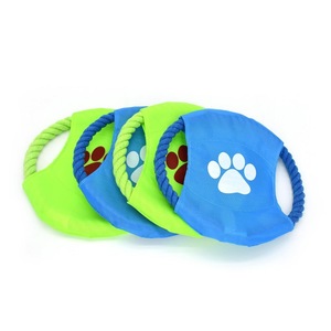 Kenevir halat köpek eğitim Bite halat plaka/açık oyun bez uçan disk/özelleştirmek <span class=keywords><strong>Pet</strong></span> pamuk halat tuval çanak Frisbeed - Product Image 1