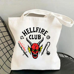 Borsa in tela Hot American <span class=keywords><strong>TV</strong></span> Series Stranger Things Stagione 5, Borsa a tracolla singola da donna, Borsa in tela alla moda per studenti Instagram - Product Image 2