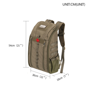Sac à dos médical tactique durable en nylon 500D léger pour premiers secours et urgences, vente en gros d'usine - Product Image 6