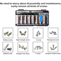 Glede 60-in-1 DIY Grade S2 Set de tournevis en acier Fabricant d'usine & OEM Personnalisable pour réparations