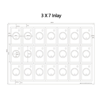 2*5 3*8 13.56MHZ Mifare Chip RFID prewam PVC A3 lembar untuk PVC kartu laminasi