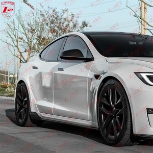 Z-ART pour modèle S en Fiber de carbone Frontlip pour modèle S en Fiber de carbone Spoiler avant pour Tesla modèle S <span class=keywords><strong>Plaid</strong></span> 2021 + - Product Image 5
