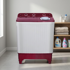 Twin Tub Laundry <b>Washing</b> <b>Machine</b> Semi Automatic Design With Separate Wash And Spin Dry Functions For Home Household Use - Product Image 3