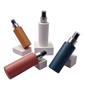 Xypackaging - Botellas de Spray Redondas de Plástico PET Vacías de 150 ml (5 oz), <span class=keywords><strong>Color</strong></span> Azul <span class=keywords><strong>Naranja</strong></span>, Pulverizador de Niebla Fina para Cabello y Perfume, Precio de Fábrica - Product Image 1