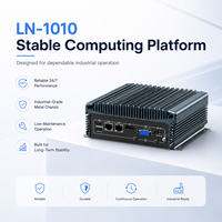 Computadora Integrada Sin Ventilador I3-5100U I5-5200U I7-5500U CPU Doble LAN 2 COM USB HD VGA SSD para Gabinete de Automatización PC Industrial