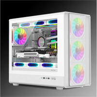 AntarcChill Fabricantes de Cajas Personalizadas para PC Gaming M-ATX, Torres con Gabinete de Vidrio Templado, Caja RGB para PC Gaming
