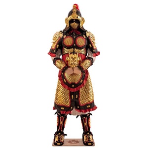 Daming Echo Ensemble complet d'armure chinoise à écailles de dragon, incluant casque, vêtements, accessoires de cinéma et de télévision, et kits de performance unisexes (gilet et short) ODM - Product Image 1