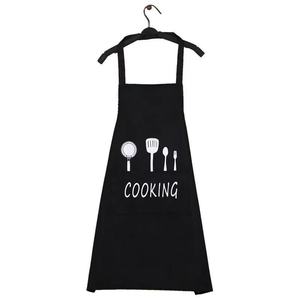 Nuevo babero de cocina reutilizable Unisex para adultos, <span class=keywords><strong>delantal</strong></span> de cintura de algodón a prueba de aceite impermeable para limpieza del hogar, restaurante en casa, logotipo personalizado - Product Image 3