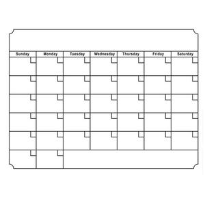 Tablero de menú magnético de borrado en seco para <span class=keywords><strong>cocina</strong></span>, juego de nevera con rotuladores, planificador de comida semanal, hoja de <span class=keywords><strong>pizarra</strong></span> magnética - Product Image 1