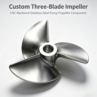 Impeller de jet ski OEM 5 axes usiné CNC, impeller de pompe à eau de précision en aluminium, impeller de jet ski en acier inoxydable pour bateau