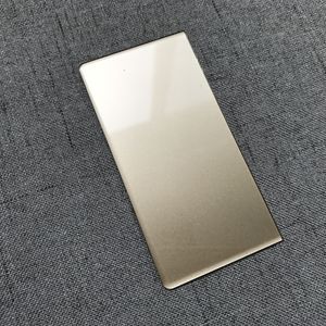 Customized Gold Silk Screen 2 Position Wall Switch <strong>Tempered</strong> <strong>Glass</strong> <strong>Panel</strong> - Product Image 4