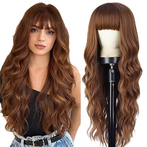 Perruque en cheveux humains à dentelle frontale Body Wave avec mèches pré-épilées, haute définition, sans adhésif, perruque en dentelle complète - Product Image 1