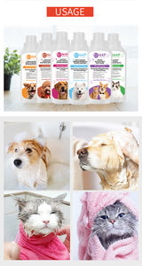 Shampoo pour chien à parfum longue durée en marque privée pour les peaux irritées, fournisseur de shampooing pour animaux de compagnie OEM, vente en gros pour les chats, utilisation en salle de bain - Product Image 2