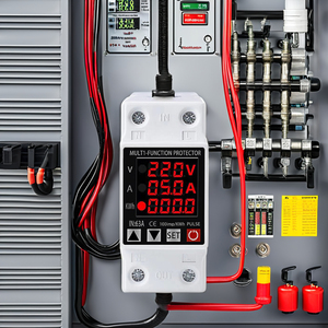 Có thể điều chỉnh 63A 230V AC Rơle bảo vệ hiện tại dưới điều chỉnh điện áp với màn hình LED Din Rail SVC cho tần số 50Hz - Product Image 5