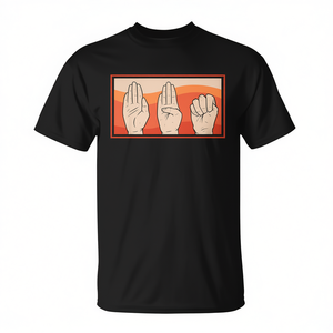 Camiseta Signal For Help negra unisex para adultos talla mediana - Product Image 2