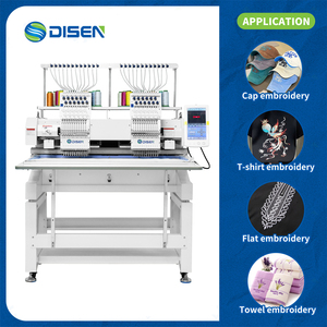 <span class=keywords><strong>Machine</strong></span> à broder informatisée à 2 têtes et 12 aiguilles, petite <span class=keywords><strong>machine</strong></span> à broder de qualité supérieure fabriquée en Chine, prix pour l'étiquetage de chapeaux et de noms - Product Image 6