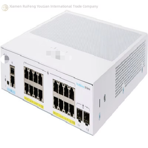 Commutateur Ethernet géré Gigabit PoE+ 16 ports Cbs350-16p-e-2wbrg, neuf, original, en stock, automatisation industrielle, dédié - Product Image 1