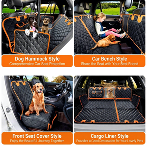 Funda Impermeable para Asiento de <span class=keywords><strong>Coche</strong></span> para <span class=keywords><strong>Perros</strong></span>, Alfombrilla Oxford Antideslizante para Asiento de <span class=keywords><strong>Coche</strong></span> para Mascotas, <span class=keywords><strong>Protector</strong></span> de Asiento de <span class=keywords><strong>Coche</strong></span> Negro Sólido para <span class=keywords><strong>Perros</strong></span> y Gatos, Lavable - Product Image 5