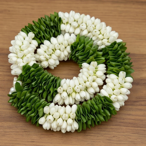 Artificial Flower Garland Green <b>White</b> <b>Hanging</b> Decoration Floral Toran for Wedding Festival Home Temple and Event Decor - Product Image 3