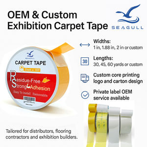 شريط سجاد قابل للتمزيق باليد من سيجال بدون بقايا، سهل التمزيق، مصنوع من الورق للاستخدام المؤقت للأرضيات في المناسبات والإيجارات - Product Image 6