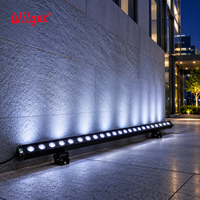 Projecteur mural LED haute luminosité 72W RGBW DMX512 IP65 étanche pour façade de bâtiment