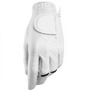 Gants de golf de haute qualité en cuir véritable, cuir Cabretta respirant personnalisé, vente en gros de gants de golf 2026 - Product Image 1