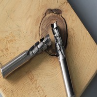 Fraise à queue indexable PCD JANDLI OEM/ODM 60HRC pour le traitement haute performance des panneaux de meubles en bois CNC sans éclats