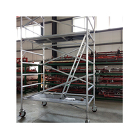 Système complet d'escalier de tours mobiles en Aluminium plate-forme de 6m Construction d'escalier en Aluminium