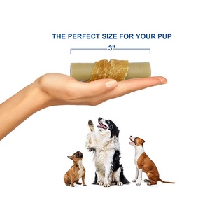 การฝึกอบรมสุนัขเลี้ยงไก่แบบแห้งอุปกรณ์ทำจากฟักทองห่อโปรตีนสูงทำจากเนื้อ - Product Image 4