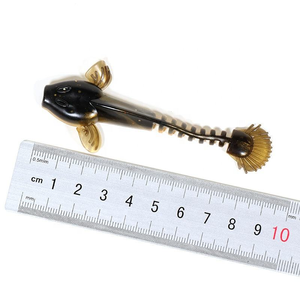 Leurre souple bionique agressif en PVC pour <span class=keywords><strong>la</strong></span> pêche explosive, idéal pour le bar noir en <span class=keywords><strong>rivière</strong></span> et en lac, <span class=keywords><strong>sans</strong></span> hameçons - Product Image 4