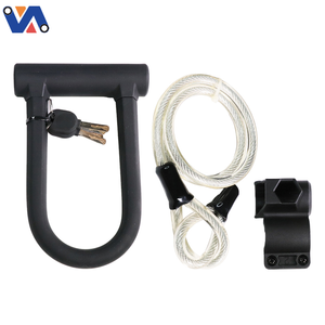 नई छवि स्टील यू-लॉक साइकिल साइकिल चलाना सहायक इलेक्ट्रिक ईबाइक एमटीबी एंटी-चोरी यू आकार केबल बोल्ट हाउस - Product Image 5