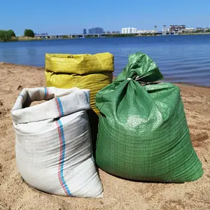Pabrik Tiongkok linyi tas pasir sampah gulung kantong sampah tenun pp plastik dapat menjadi kompos tugas berat