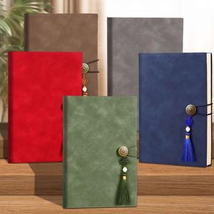 Vintage Soft Leather Dowling Paper PU Notebook Notepad Gift Box Set New Chinese Style Business Notebook Wireless Glue Packaging - Product Image 1