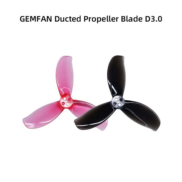 Gemfan D3-3 3 Inch 3-Blade Ducted Propellers PC Prop Optimized for DJI O4 Air Unit High Efficiency Dynamic Balance FPV Props